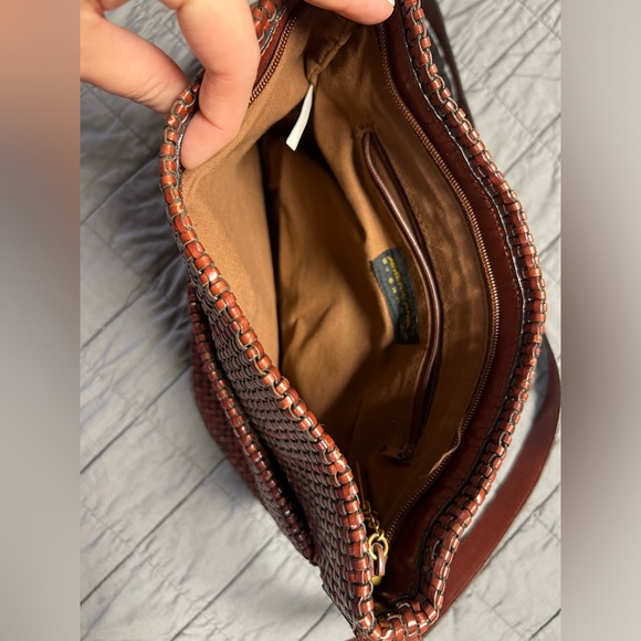 Americana by Sharif — Woven Leather Crossbody Bag - Picture 5 of 8